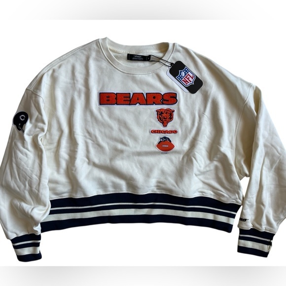 NWT NFL Chicago Bears Cropped Sweatshirt - Picture 1 of 10
